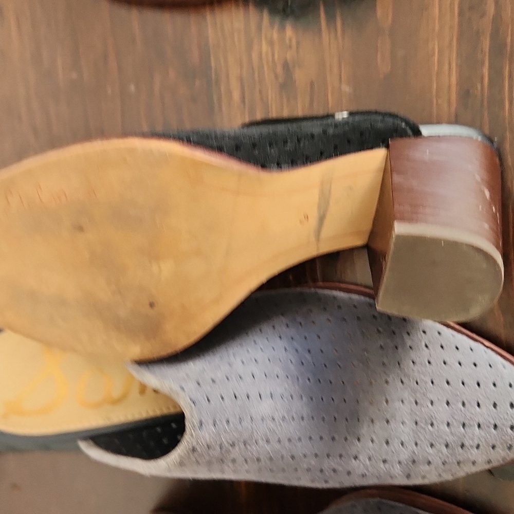 Sam Edelman black suede mules - Picture 4 of 5
